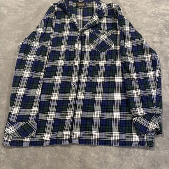 Pendleton Other - Pendleton Men's Long Sleeve Button Up Shirt Blue Green Plaid Size Large